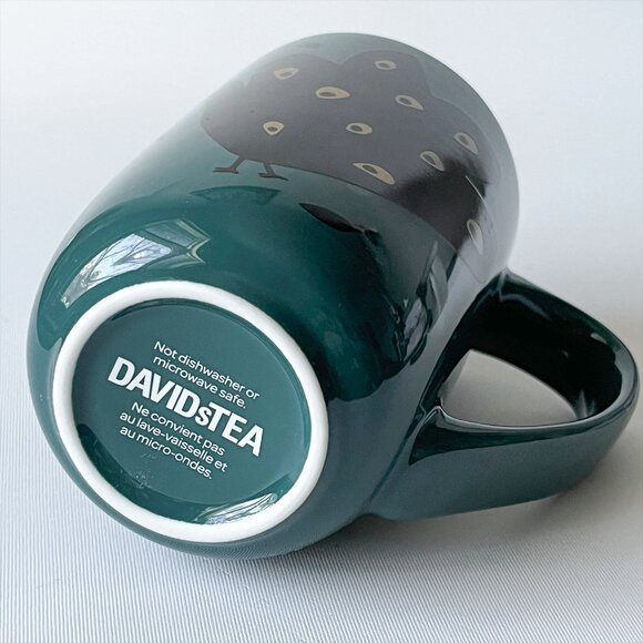 DAVIDs TEA Nordic Peacock Color Changing Mug with Infuser Lid 16oz - Picture 6 of 6